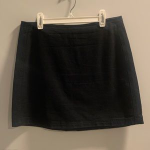 Urban Outfitters Black Denim Pencil Skirt